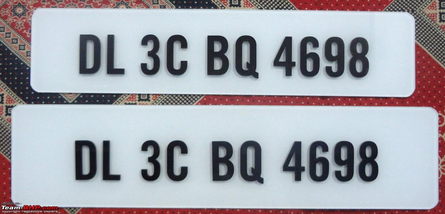 Free license plate font